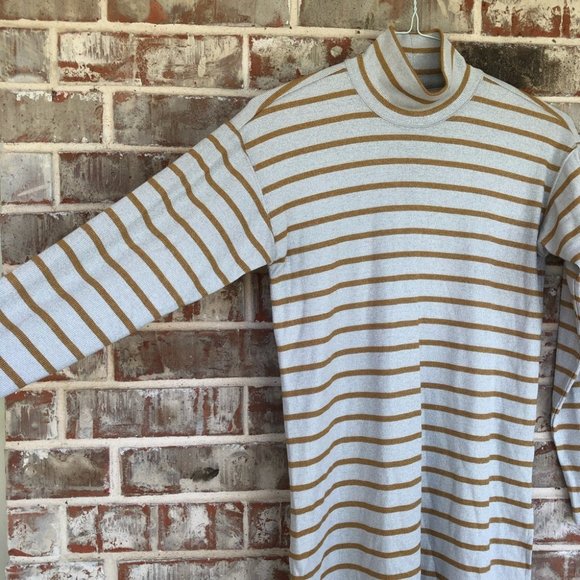 ANTHRO Vanessa Virginia Metallic Turtleneck Tunic XS - Picture 8 of 12